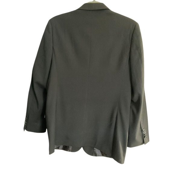 NWT Isaac Mizrahi New York Youth Size 20 Black Blazer Two Button Wool Child New - Picture 2 of 13